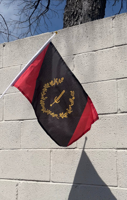 Medium Black American Heritage Flag